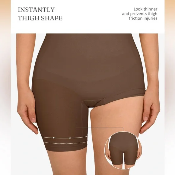 Seamless Bodysuit with Tummy Control & Hip Enhancer - Picture 4 of 8